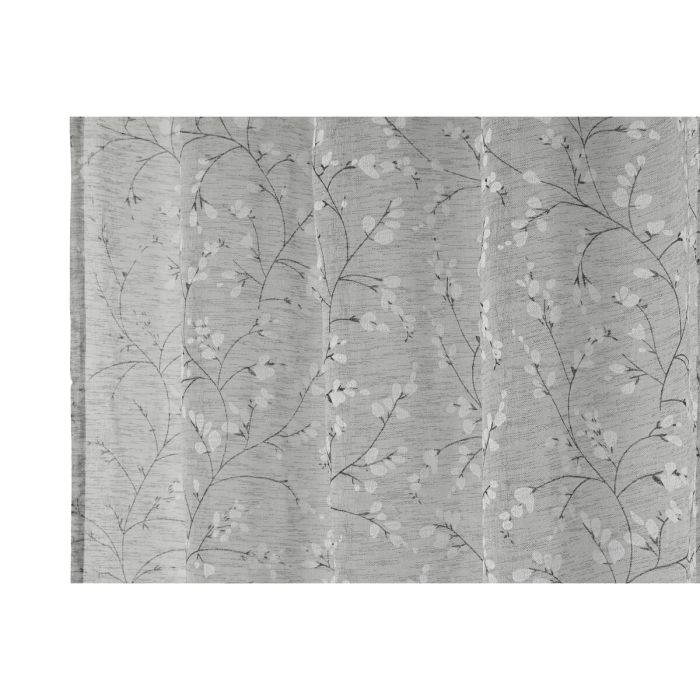 Cortina Home ESPRIT Gris claro Romántico 140 x 260 cm 3