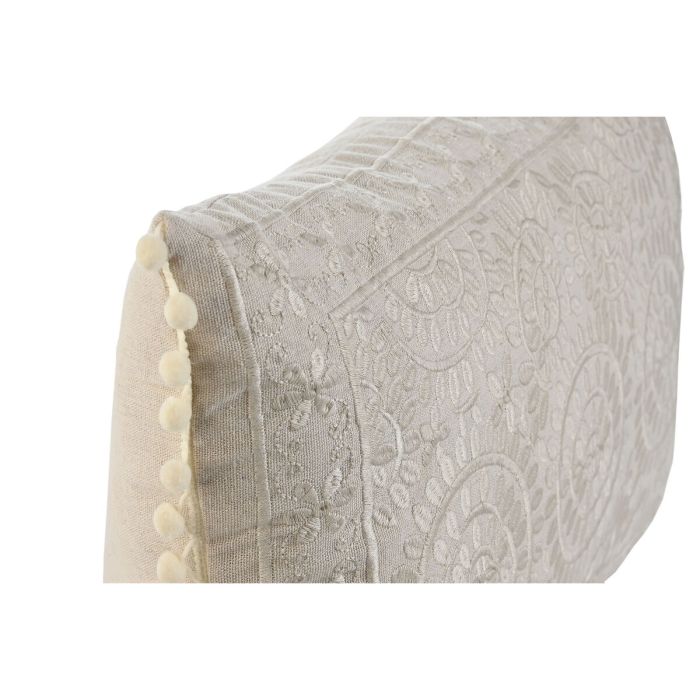 Cojín Home ESPRIT Beige Romántico 60 x 40 cm 3