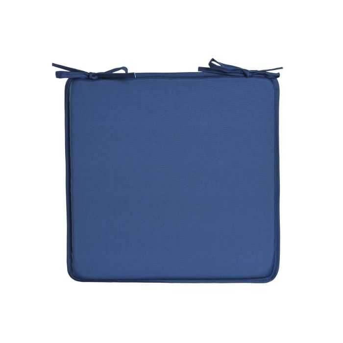 Cojín para sillas Home ESPRIT Azul Blanco 38 x 38 x 2 cm 2