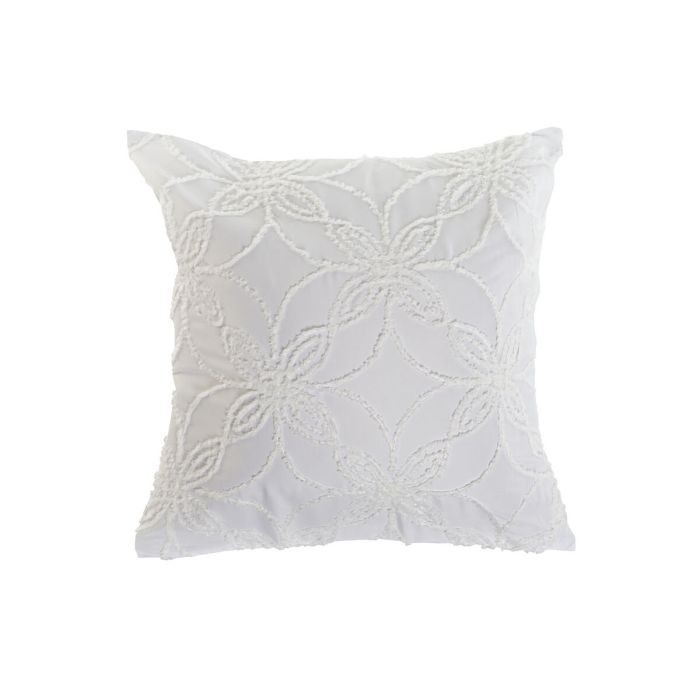 Cojin Boho DKD Home Decor Blanco 60 x 60 cm