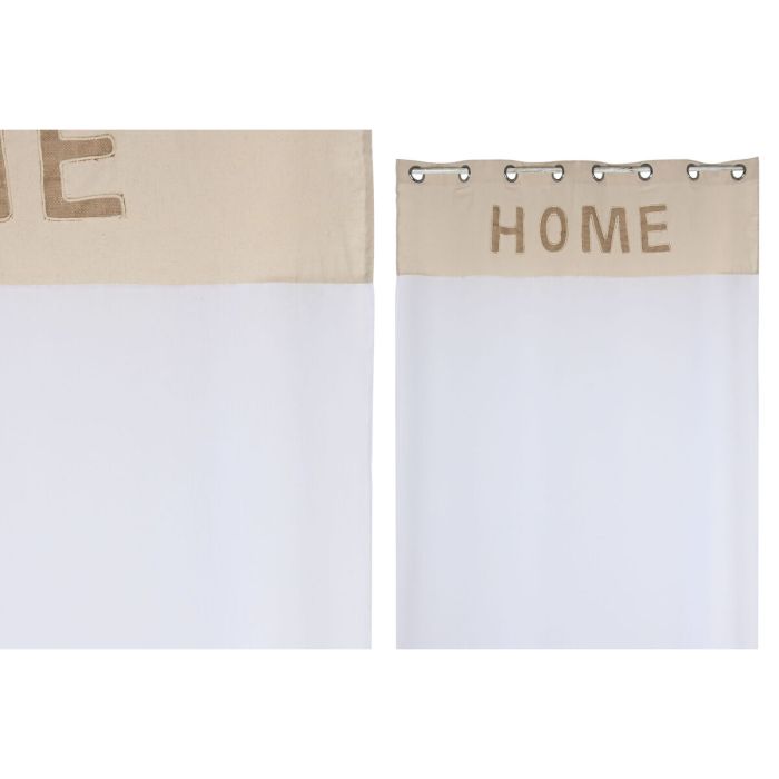 Cortina Home ESPRIT Blanco Natural 140 x 260 cm 1