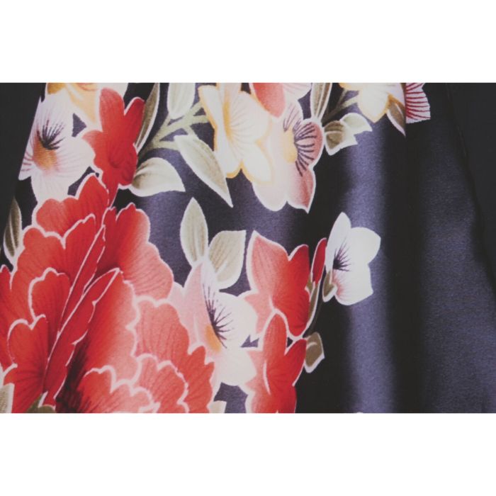 Cuadro Home ESPRIT Blanco Negro Rojo Impreso Geisha 100 x 0,04 x 150 cm 3