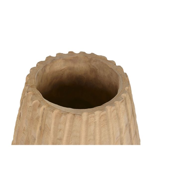 Jarrón Home ESPRIT Natural Madera de Paulonia 32 x 32 x 42 cm 3 Jarrón Home ESPRIT Natural Madera de Paulonia 32 x 32 x 42 cm 3