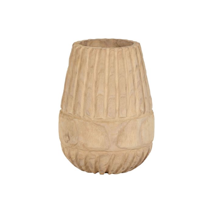 Jarrón Home ESPRIT Natural Madera de Paulonia 32 x 32 x 42 cm 0 Jarrón Home ESPRIT Natural Madera de Paulonia 32 x 32 x 42 cm 0