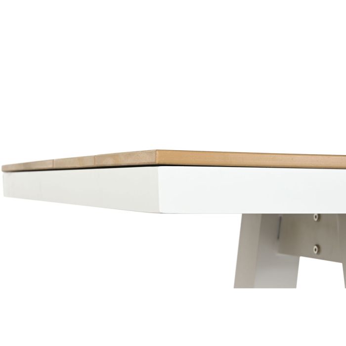 Mesa de Comedor Home ESPRIT Blanco Aluminio Poliestireno 230 x 90 x 77 cm 3