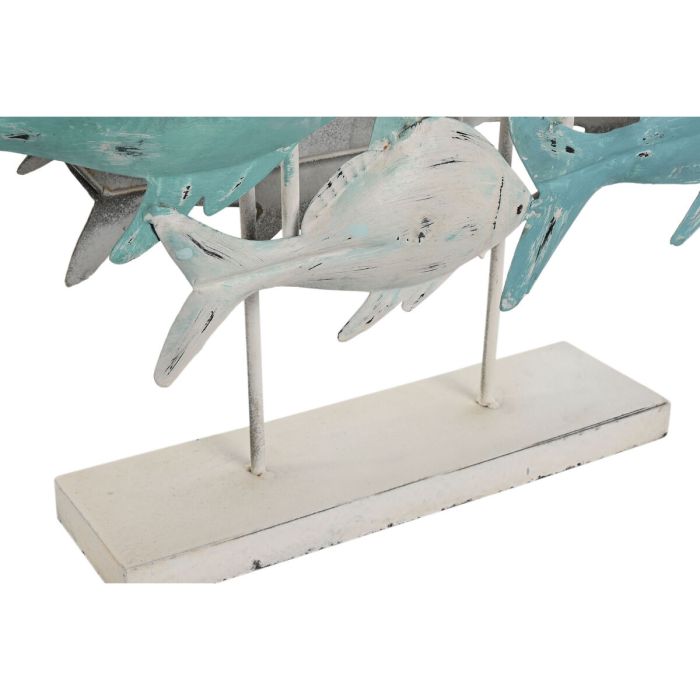 Figura Decorativa Home ESPRIT Mediterráneo Peces 60 x 15 x 53 cm 3