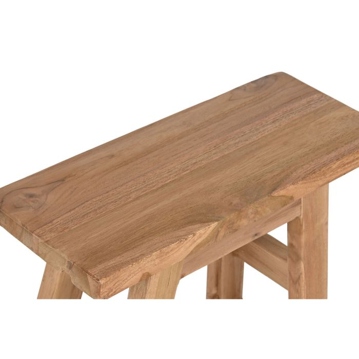 Mesita Auxiliar Home ESPRIT madera de teca 50 x 20 x 50 cm 2