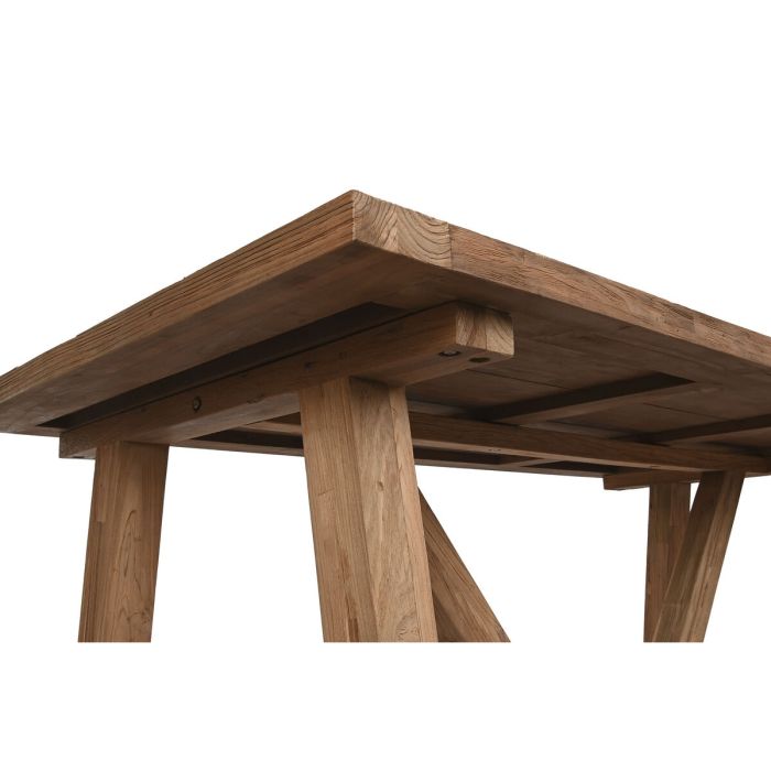 Mesa de Comedor Home ESPRIT Natural madera de teca 200 x 100 x 75 cm 2