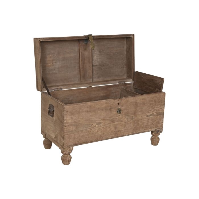 Arcón Home ESPRIT Marrón Negro Natural Madera 89 x 54 x 54 cm 6