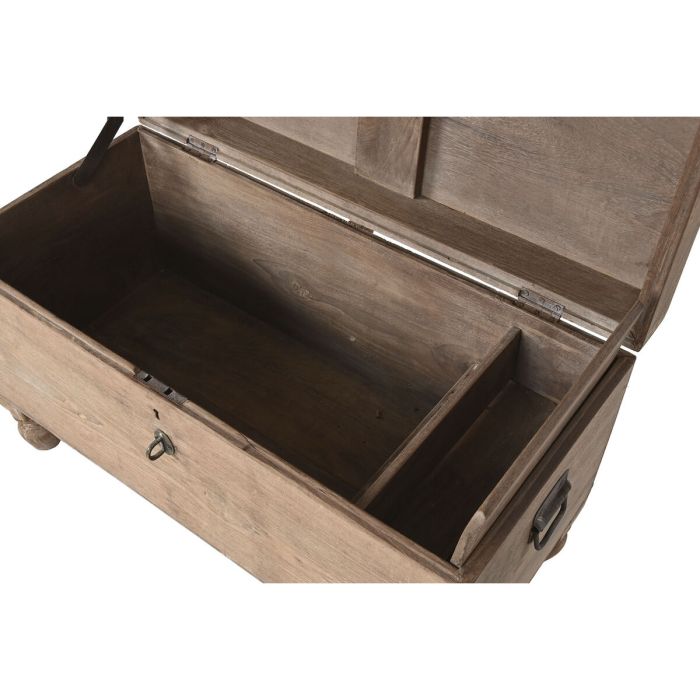 Arcón Home ESPRIT Marrón Negro Natural Madera 89 x 54 x 54 cm 5