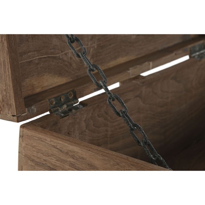 Arcón Home ESPRIT Marrón Negro Natural Madera 46 x 31 x 31 cm 4