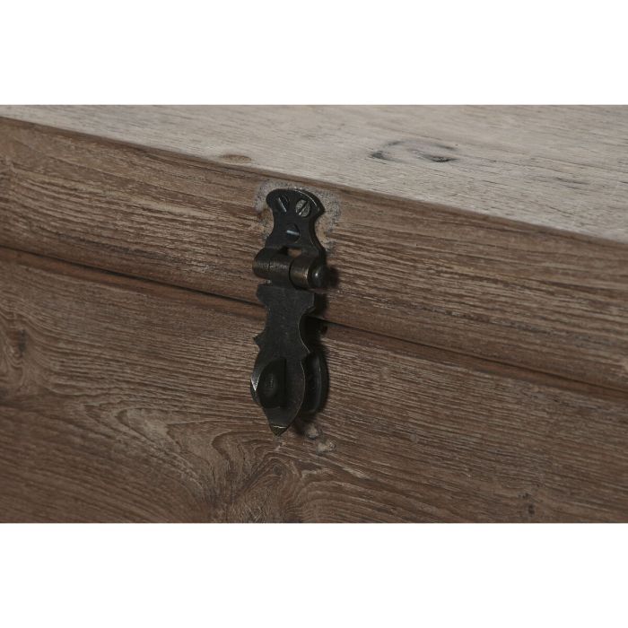 Arcón Home ESPRIT Marrón Negro Natural Madera 46 x 31 x 31 cm 2