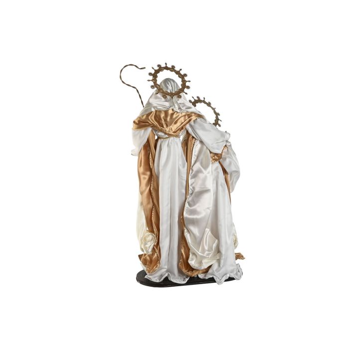 Belén de Navidad Home ESPRIT Blanco Dorado 48 x 28 x 96 cm 1