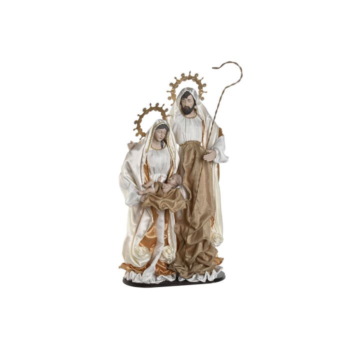 Nacimiento Navidad Moderna DKD Home Decor Blanco Dorado 28 x 96 x 48 cm