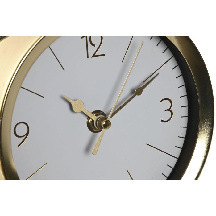 Reloj de Pared Home ESPRIT Dorado Metal 29 x 4 x 22 cm 2