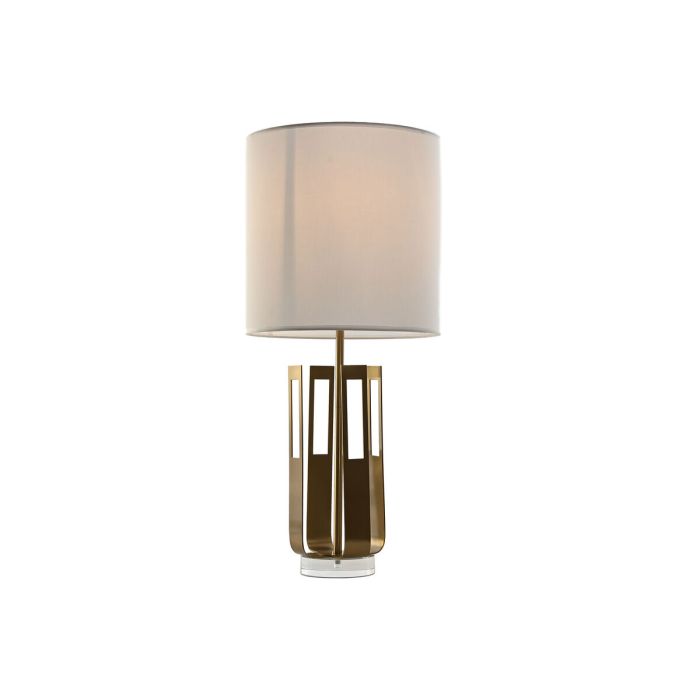 Lámpara de mesa Home ESPRIT Blanco Dorado Hierro 50 W 220 V 35 x 35 x 78 cm 1