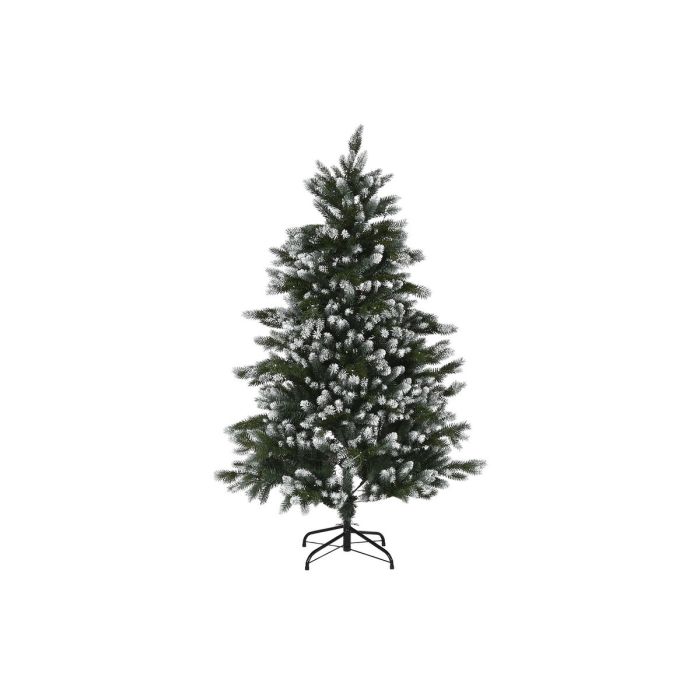 Árbol de Navidad Home ESPRIT Verde Metal Polietileno Nevado 110 x 110 x 150 cm 4