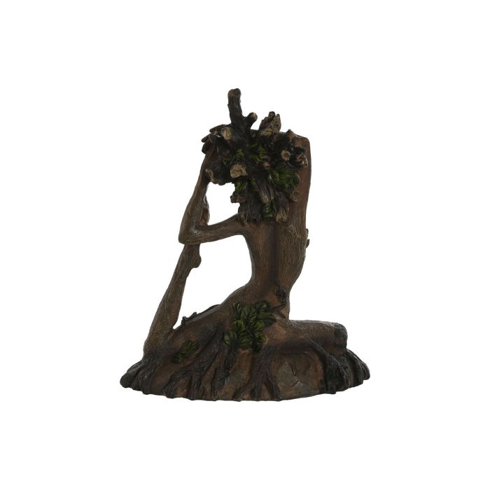 Figura Decorativa Home ESPRIT Marrón Yoga Indio 13 x 6 x 16 cm (2 Unidades) 2