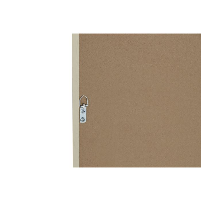 Lienzo Home ESPRIT Blanco Natural Boho 60 x 3 x 60 cm (2 Unidades) 1 Lienzo Home ESPRIT Blanco Natural Boho 60 x 3 x 60 cm (2 Unidades) 1