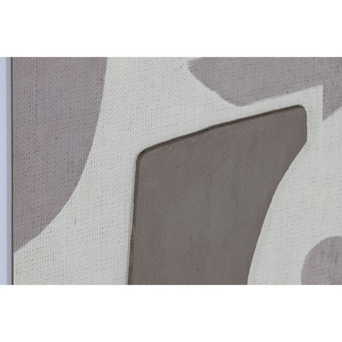 Lienzo Home ESPRIT Beige Gris Abstracto Moderno 40 x 3 x 50 cm (2 Unidades) 3