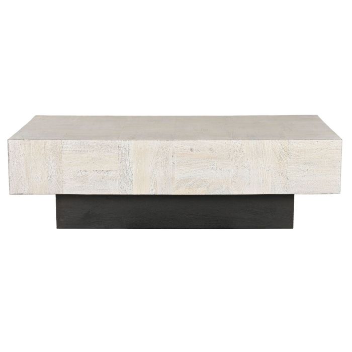 Mesa de Centro Home ESPRIT Negro Beige Madera 150 x 77 x 46 cm 2