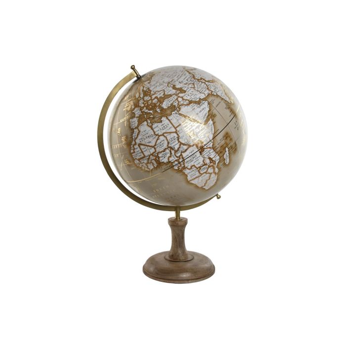 Globo Terraqueo Vintage DKD Home Decor Dorado Beige 46 x 70 x 50 cm