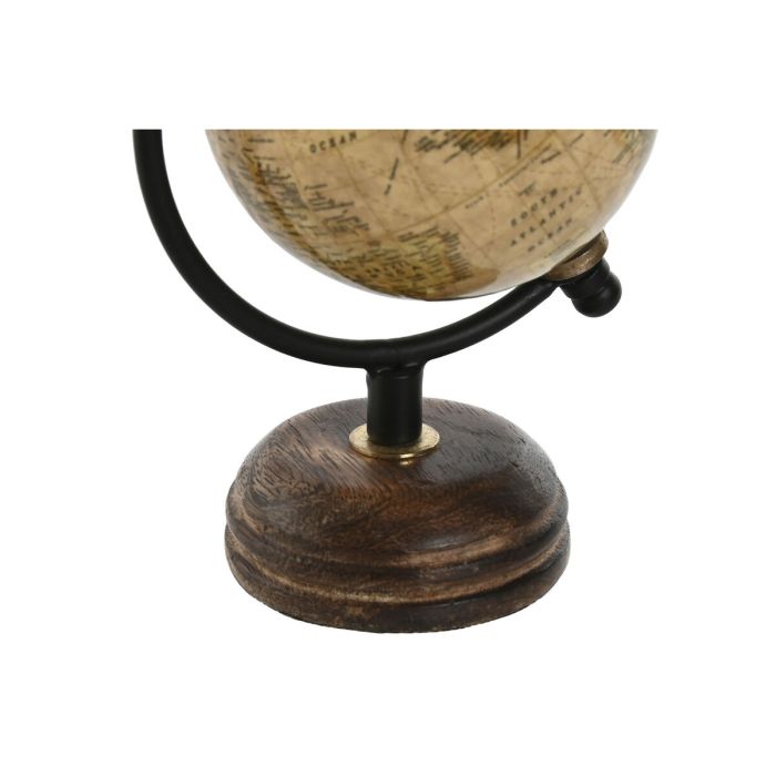 Globo Terraqueo Home ESPRIT Verde Beige Vintage 10 x 8 x 14 cm (3 Unidades) 1