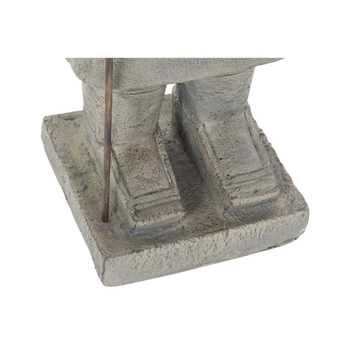 Figura Decorativa Home ESPRIT Gris Oriental Guerrero 37 x 36 x 120 cm 2