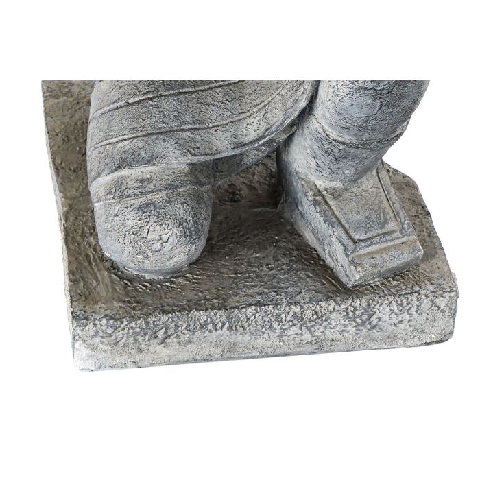 Figura Decorativa Home ESPRIT Gris claro Oriental Guerrero 39 x 35 x 78 cm 33 x 34 x 76 cm 1