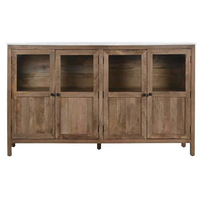 Aparador Home ESPRIT Natural Cristal Madera de mango 175 x 45,2 x 105 cm 1