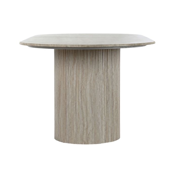 Mesa de Comedor Home ESPRIT Blanco Beige Granito Madera MDF 220 x 100 x 75 cm 2