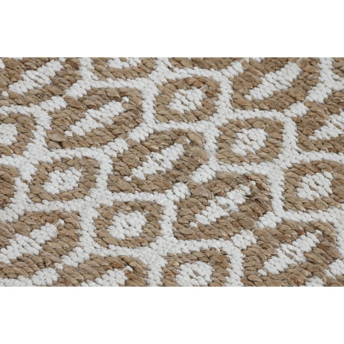 Alfombra Home ESPRIT Blanco Marrón Boho 75 x 175 cm 3