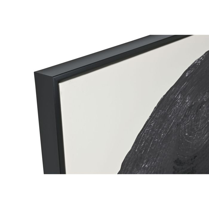 Cuadro Home ESPRIT Blanco Negro Sombrero Moderno 103 x 4,5 x 143 cm (2 Unidades) 3