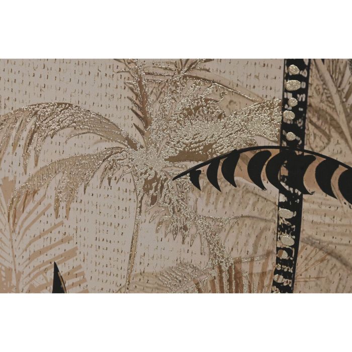 Cuadro Home ESPRIT Verde Beige Palmeras Dorado Tropical 63 x 4,5 x 93 cm (2 Unidades) 2