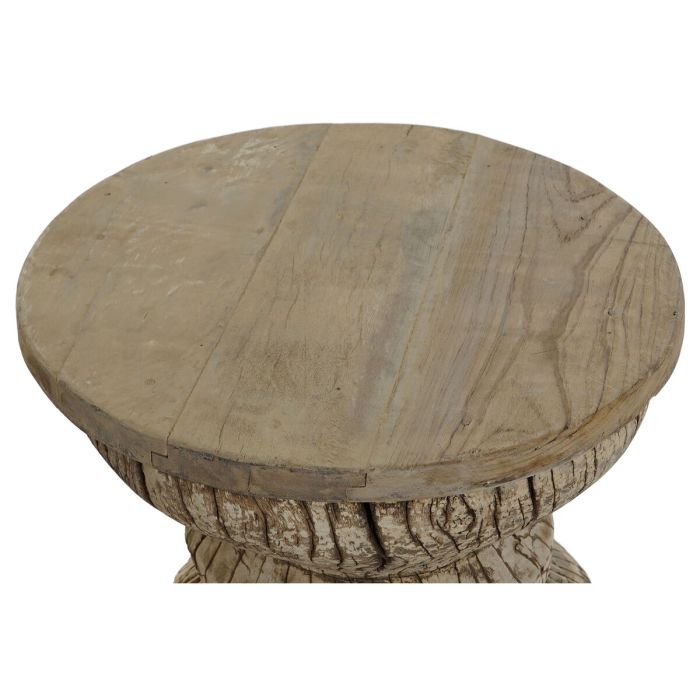 Mesa auxiliar Home ESPRIT Natural Teca 45 x 45 x 43 cm 3