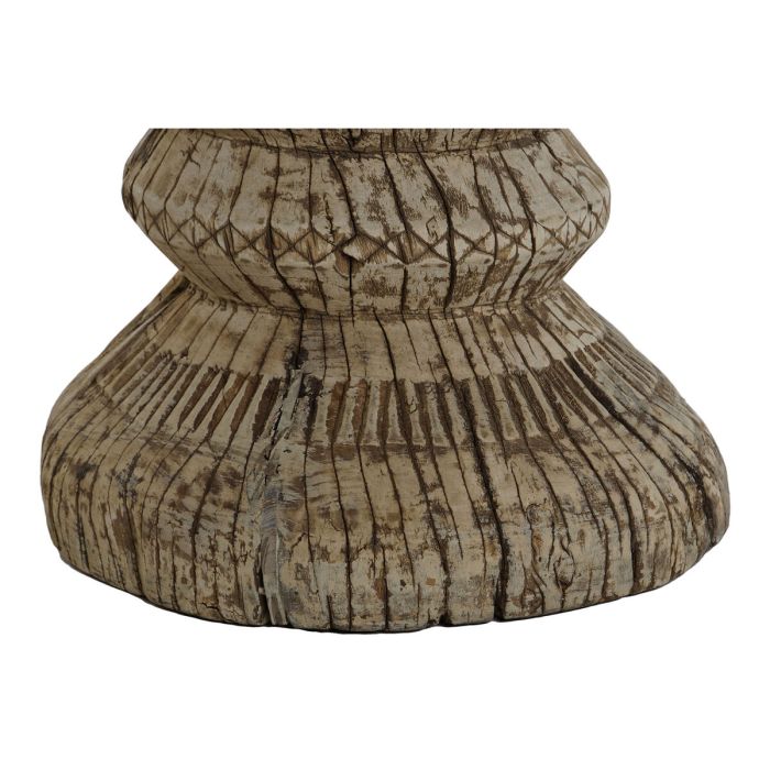 Mesa auxiliar Home ESPRIT Natural Teca 45 x 45 x 43 cm 2