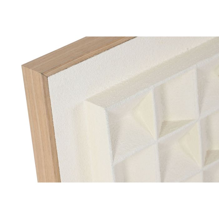 Cuadro Home ESPRIT Beige Geométrico Moderno 60 x 7 x 60 cm (2 Unidades) 3