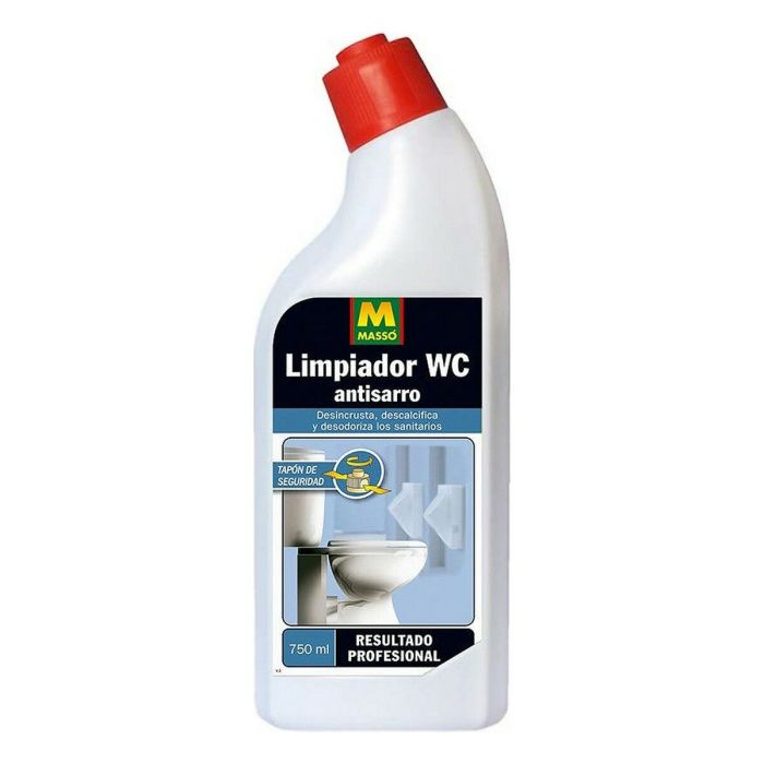 Limpiador antisarro inodoros 750 ml 231151n masso