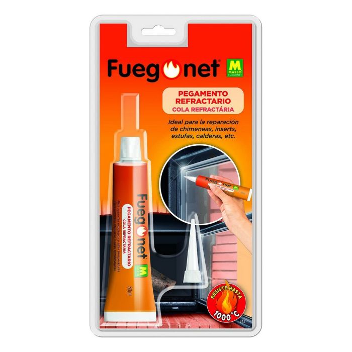 Pegamento refractario - 50 ml - fuegonet masso