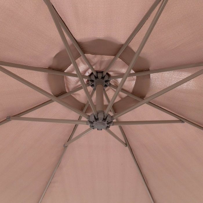 Sombrilla Stella Gris Taupé Aluminio 300 cm 3 Sombrilla Stella Gris Taupé Aluminio 300 cm 3