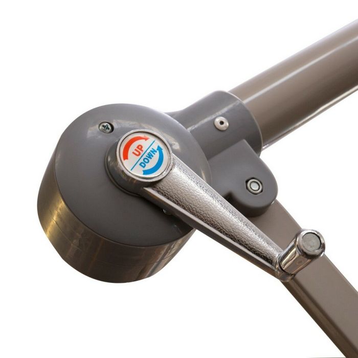 Sombrilla Stella Gris Taupé Aluminio 300 cm 2 Sombrilla Stella Gris Taupé Aluminio 300 cm 2