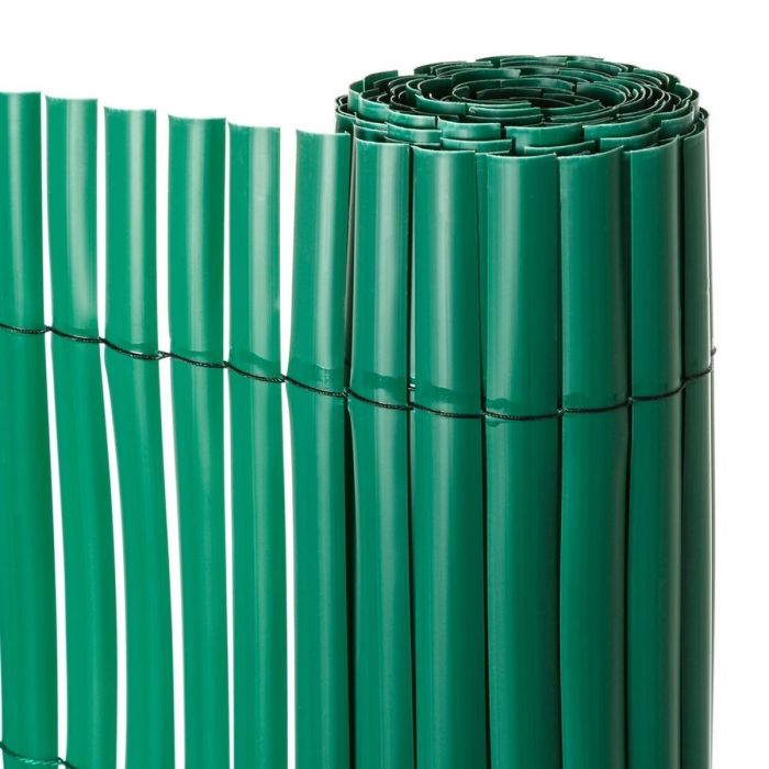 Valla de Jardín Verde PVC Plástico 1 x 300 x 200 cm 4