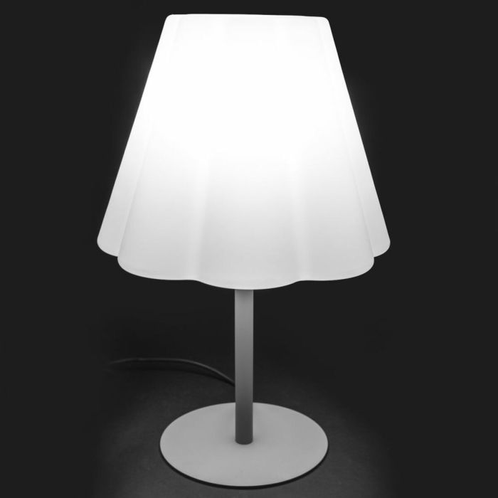 Lámpara Abbey Blanco Gris 23 W E27 220 V 39 x 39 x 60 cm
