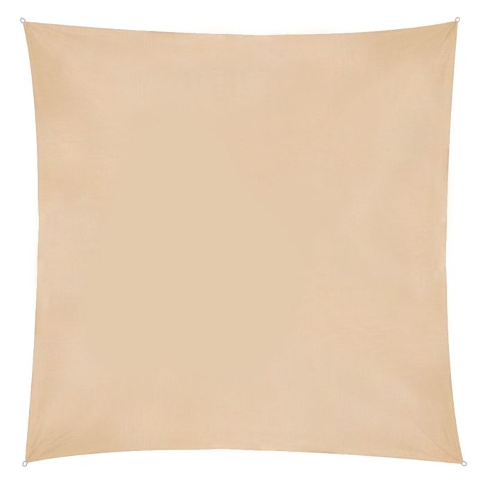 Tela Toldo 300 x 300 x 0,5 cm Beige Polietileno