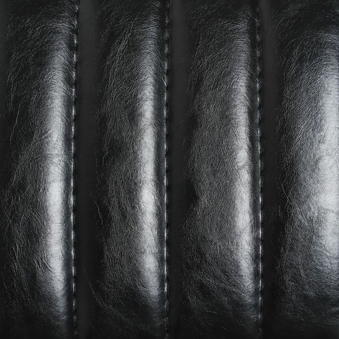 Taburete 42 x 49 x 88 cm Negro Dorado Metal Poliuretano 5