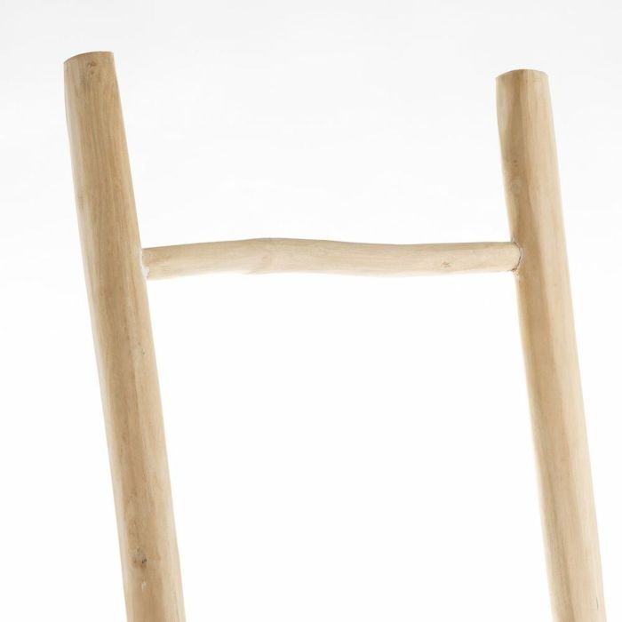 Toallero de Pie Beige madera de teca 48 x 8 x 180 cm 2
