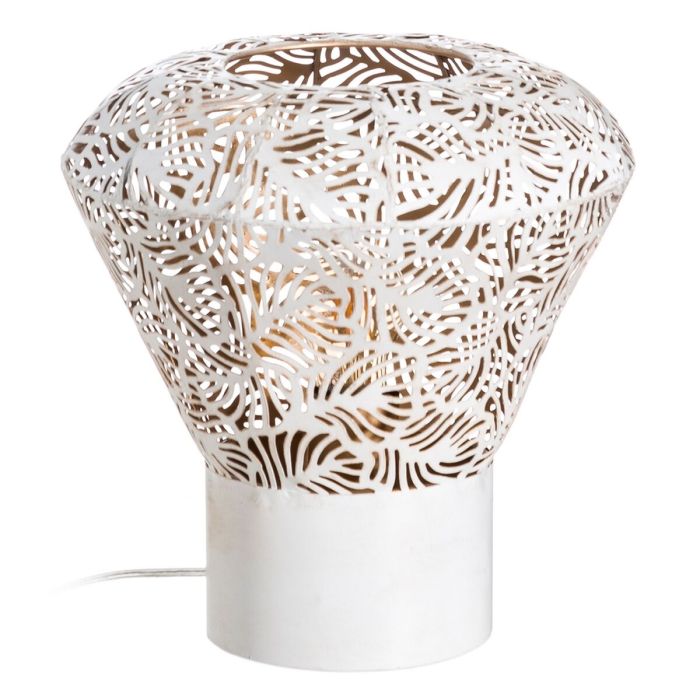 Lámpara de mesa Blanco Dorado Hierro 40 W 240 V 27 x 27 x 28 cm