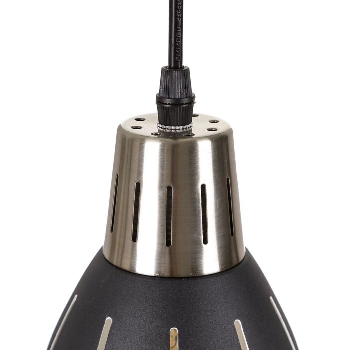 Lámpara de Techo 13,2 x 13,2 x 16 cm Negro Metal industrial 4
