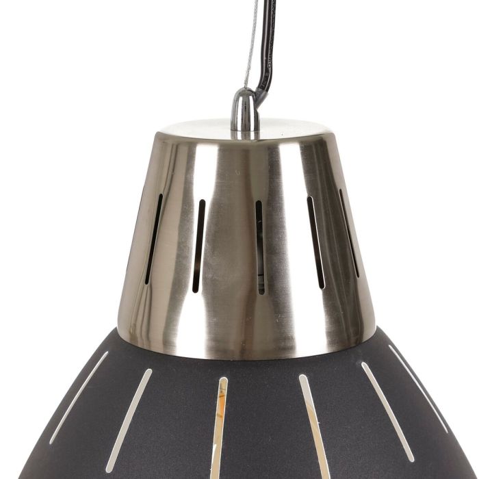 Lámpara de Techo Negro Metal 30 x 30 x 35 cm industrial 4