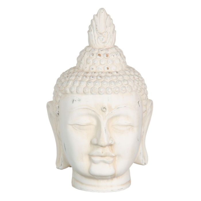 Figura Decorativa Crema Buda Oriental 19 x 18,5 x 32,5 cm 3